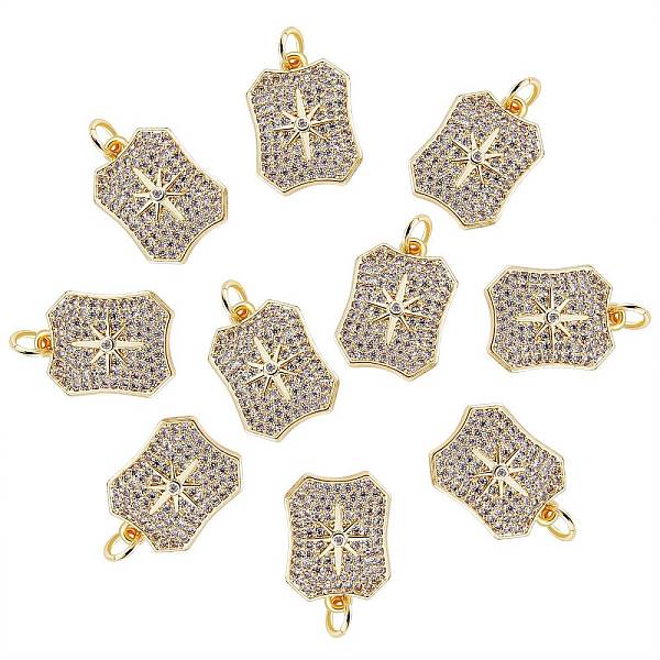 PandaHall 10Pcs Rack Plating Brass Micro Pave Clear Cubic Zirconia Pendants, with Jump Rings, Long-Lasting Plated, Cadmium Free & Lead Free...
PandaHall 10Pcs Rack Plating Brass Micro Pave Clear Cubic Zirconia Pendants, with Jump Rings, Long-Lasting Plated, Cadmium Free & Lead Free...