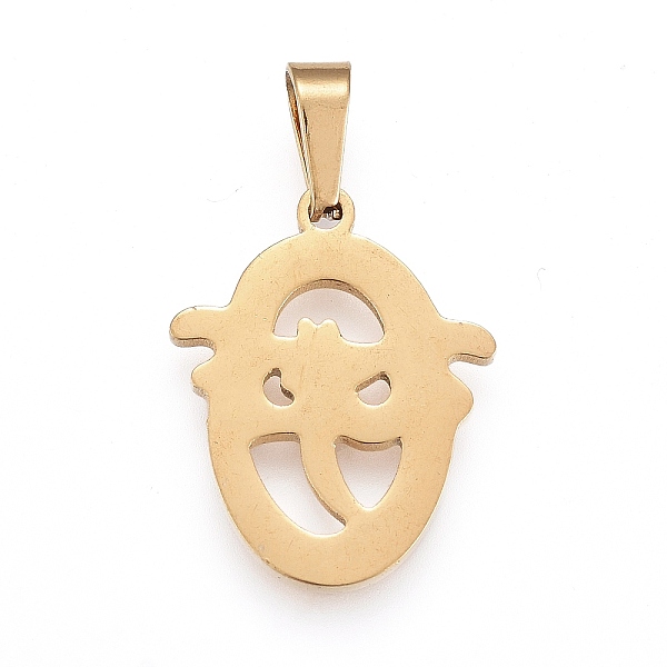 PandaHall 304 Stainless Steel Pendants, Laser Cut, Abstract Face, Golden, 17.6x13.7x1.4mm, Hole: 2.4x5mm 304 Stainless Steel Others
PandaHall 304 Stainless Steel Pendants, Laser Cut, Abstract Face, Golden, 17.6x13.7x1.4mm, Hole: 2.4x5mm 304 Stainless Steel Others