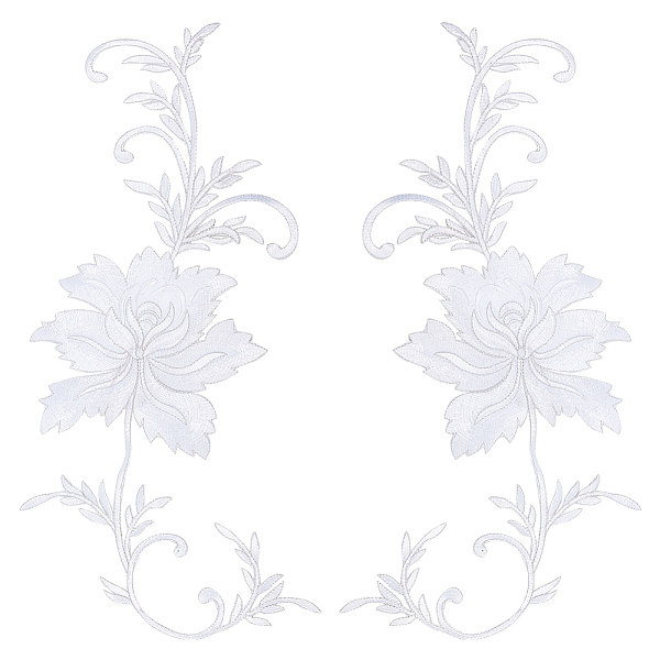 PandaHall Embroidery Peony Flowers Patches, 18.1x6.1 Inch White Peony Flowers Iron on Patches Big Peony Sew on Patches DIY Embroidered...
PandaHall Embroidery Peony Flowers Patches, 18.1x6.1 Inch White Peony Flowers Iron on Patches Big Peony Sew on Patches DIY Embroidered...
