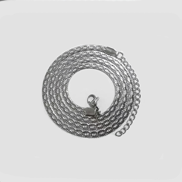 PandaHall 304 Stainless Steel Herringbone Chain Necklaces, Stainless Steel Color, 17.80 inch(45.2cm) 304 Stainless Steel Flat
PandaHall 304 Stainless Steel Herringbone Chain Necklaces, Stainless Steel Color, 17.80 inch(45.2cm) 304 Stainless Steel Flat