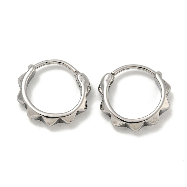 PandaHall 316 Surgical Stainless Steel Hoop Earrings, Ring, Antique Silver, 14.5x14.5mm 316 Surgical Stainless Steel Ring
PandaHall 316 Surgical Stainless Steel Hoop Earrings, Ring, Antique Silver, 14.5x14.5mm 316 Surgical Stainless Steel Ring