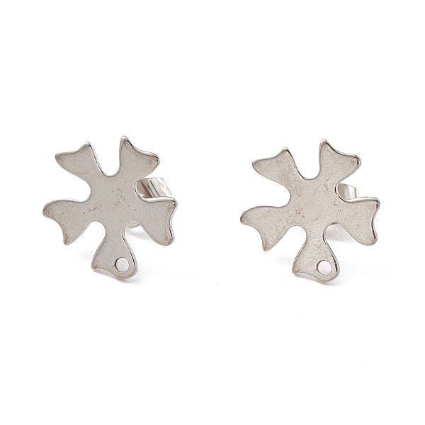PandaHall 201 Stainless Steel Stud Earring Findings, with Ear Nuts and 304 Stainless Steel Pins, Flower with Hole, Stainless Steel Color...
PandaHall 201 Stainless Steel Stud Earring Findings, with Ear Nuts and 304 Stainless Steel Pins, Flower with Hole, Stainless Steel Color...