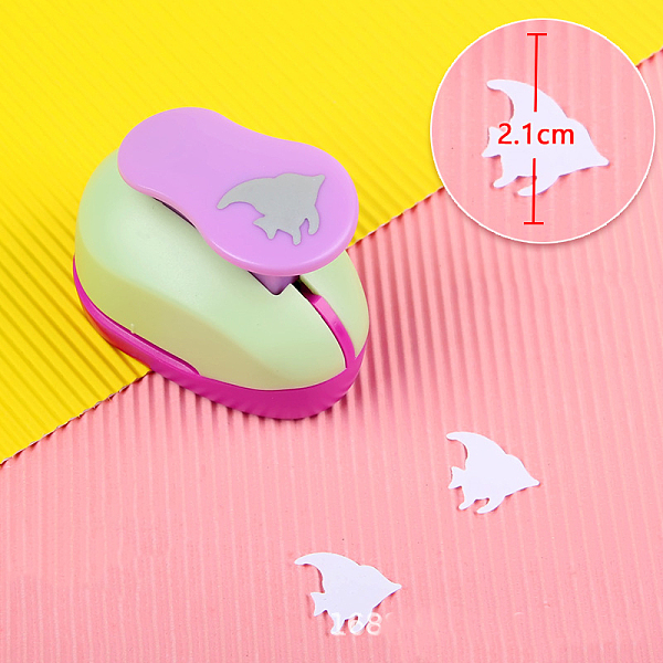 PandaHall Plastic Paper Craft Hole Punches, Paper Puncher for DIY Paper Cutter Crafts & Scrapbooking, Random Color, Fish Pattern, 70x40x60mm...
PandaHall Plastic Paper Craft Hole Punches, Paper Puncher for DIY Paper Cutter Crafts & Scrapbooking, Random Color, Fish Pattern, 70x40x60mm...