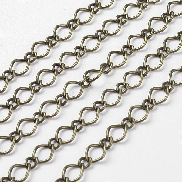 PandaHall Iron Handmade Chains Figaro Chains Mother-Son Chains, Unwelded, Antique Bronze Color, with Spool, Mother link: 7x10mm, Son link...
PandaHall Iron Handmade Chains Figaro Chains Mother-Son Chains, Unwelded, Antique Bronze Color, with Spool, Mother link: 7x10mm, Son link...