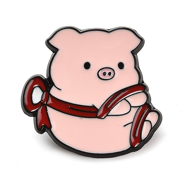 PandaHall Animal Wrapped in Red Ribbon Alloy Enamel Pins Brooch, for Backpack Clothes, Pig, 23.5x25x1.5mm Alloy+Enamel Pig
PandaHall Animal Wrapped in Red Ribbon Alloy Enamel Pins Brooch, for Backpack Clothes, Pig, 23.5x25x1.5mm Alloy+Enamel Pig