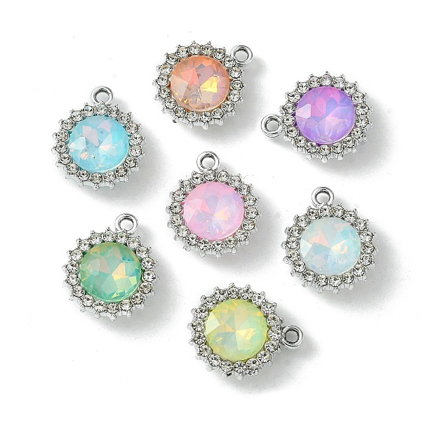 PandaHall UV Plating Alloy with Mixed Color Glass Rhinestone Pendants, Flat Round, Platinum, 19x16x5mm, Hole: 2mm Alloy+Rhinestone Flat..., Multicolor
PandaHall UV Plating Alloy with Mixed Color Glass Rhinestone Pendants, Flat Round, Platinum, 19x16x5mm, Hole: 2mm Alloy+Rhinestone Flat..., Multicolor