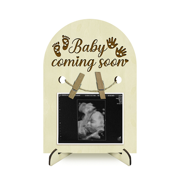 PandaHall Arch Shape Wood Announcement Picture Frame Stand, for First Time Moms Baby Sonogram Frames, Word, 180x125x4mm, Hole: 10mm Wood...
PandaHall Arch Shape Wood Announcement Picture Frame Stand, for First Time Moms Baby Sonogram Frames, Word, 180x125x4mm, Hole: 10mm Wood...