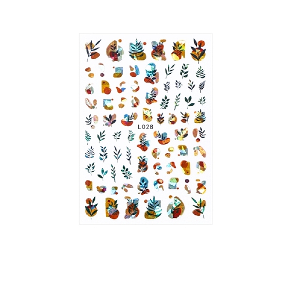 PandaHall Laser Nail Art Stickers Decals, Self-Adhesive, for Nail Tips Decorations, Leaf Pattern, 10.5x7cm Paper Leaf
PandaHall Laser Nail Art Stickers Decals, Self-Adhesive, for Nail Tips Decorations, Leaf Pattern, 10.5x7cm Paper Leaf