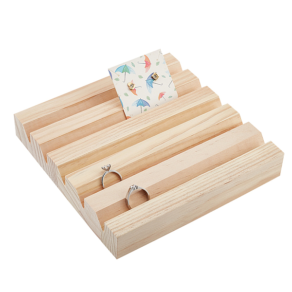 PandaHall Wood Earring Display Stands, 5 Slots Jewelry Earring Ring Display Holder Wood Earring Card Holder Business Card Holder Display..., Orange
PandaHall Wood Earring Display Stands, 5 Slots Jewelry Earring Ring Display Holder Wood Earring Card Holder Business Card Holder Display..., Orange
