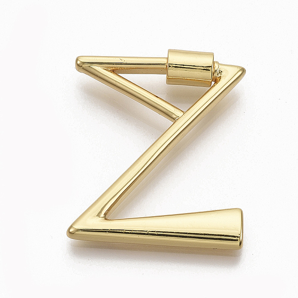 PandaHall Brass Screw Carabiner Lock Charms, for Necklaces Making, Real 18K Gold Plated, Nickel Free, Letter.Z, 31x25x2.5mm Brass Letter Z
PandaHall Brass Screw Carabiner Lock Charms, for Necklaces Making, Real 18K Gold Plated, Nickel Free, Letter.Z, 31x25x2.5mm Brass Letter Z