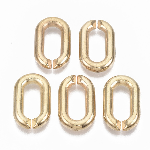 PandaHall CCB Plastic Linking Rings, Quick Link Connectors, For Cable Chains Making, Unwelded, Oval, Golden, 28x17x5mm, Inner Diameter...
PandaHall CCB Plastic Linking Rings, Quick Link Connectors, For Cable Chains Making, Unwelded, Oval, Golden, 28x17x5mm, Inner Diameter...