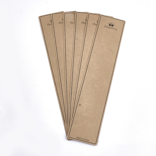 PandaHall Cardboard Display Cards, Used For 6 Pairs Hair Barrettes, Rectangle, Tan, 29.2x6.2x0.03~0.04cm, Hole: 7mm Paper Rectangle Orange
PandaHall Cardboard Display Cards, Used For 6 Pairs Hair Barrettes, Rectangle, Tan, 29.2x6.2x0.03~0.04cm, Hole: 7mm Paper Rectangle Orange