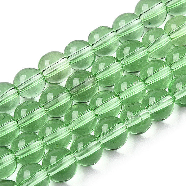 PandaHall Transparent Glass Beads Strands, Round, Light Green, 6~6.5mm, Hole: 1.4mm, about 67~70pcs/strand, 14.76 inch~15.16 inch...
PandaHall Transparent Glass Beads Strands, Round, Light Green, 6~6.5mm, Hole: 1.4mm, about 67~70pcs/strand, 14.76 inch~15.16 inch...