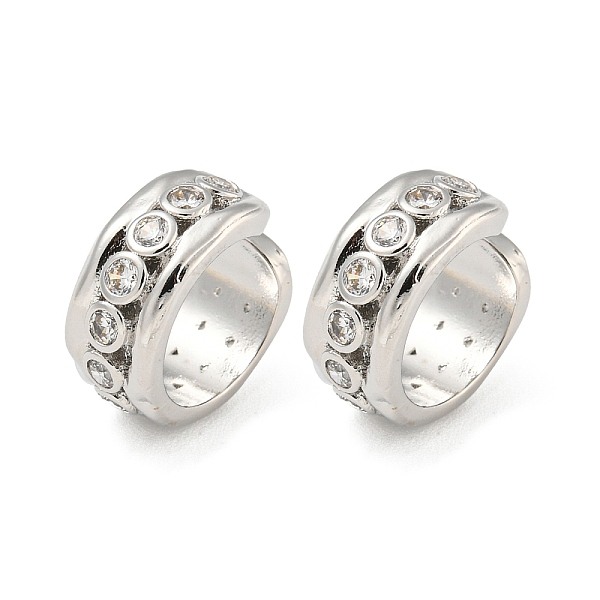 PandaHall Brass Micro Pave Cubic Zirconia Cuff Earrings, Long-Lasting Plated, Cadmium Free & Lead Free, Platinum, 13.5x6mm Cubic Zirconia
PandaHall Brass Micro Pave Cubic Zirconia Cuff Earrings, Long-Lasting Plated, Cadmium Free & Lead Free, Platinum, 13.5x6mm Cubic Zirconia