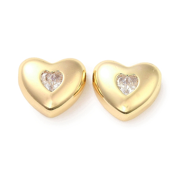 PandaHall Brass Bead, with Glass, Heart, Real 18K Gold Plated, 12.5x14x6mm, Hole: 3x1.7mm Brass+Glass Heart Clear
PandaHall Brass Bead, with Glass, Heart, Real 18K Gold Plated, 12.5x14x6mm, Hole: 3x1.7mm Brass+Glass Heart Clear