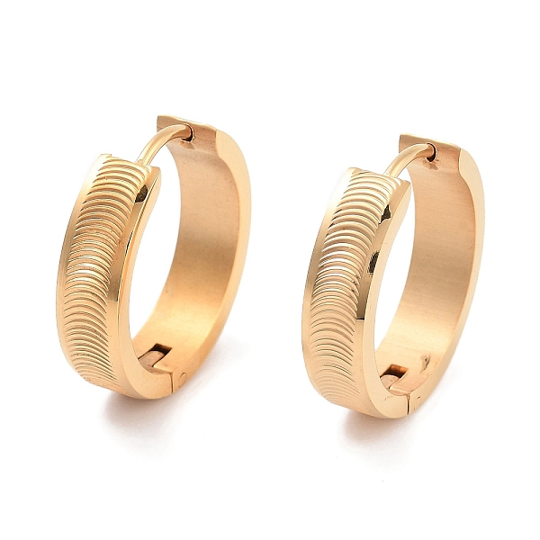 PandaHall Ion Plating(IP) 304 Stainless Steel Textured Huggie Hoop Earrings for Women, with 316 Surgical Stainless Steel Ear Pins, Golden...
PandaHall Ion Plating(IP) 304 Stainless Steel Textured Huggie Hoop Earrings for Women, with 316 Surgical Stainless Steel Ear Pins, Golden...