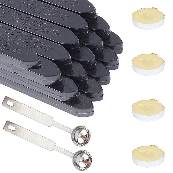 PandaHall DIY Retro Vintage Wax Seal Making Kits, with Candle, Stainless Steel Spoon and Sealing Wax Sticks Without Wicks, Black, Sealing...
PandaHall DIY Retro Vintage Wax Seal Making Kits, with Candle, Stainless Steel Spoon and Sealing Wax Sticks Without Wicks, Black, Sealing...