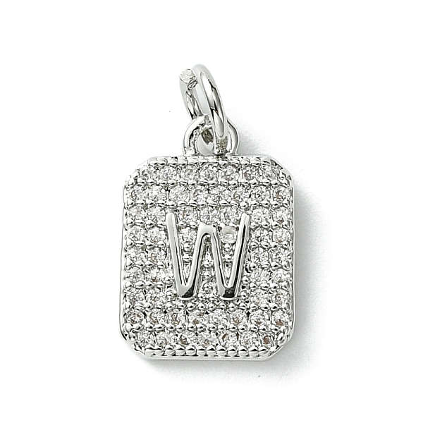 PandaHall Rack Plating Brass Micro Pave Clear Cubic Zirconia Charms, Long-Lasting Plated, Lead Free & Cadmium Free, Rectangle with Letter...
PandaHall Rack Plating Brass Micro Pave Clear Cubic Zirconia Charms, Long-Lasting Plated, Lead Free & Cadmium Free, Rectangle with Letter...