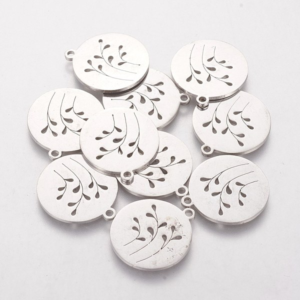 PandaHall 201 Stainless Steel Pendants, Flat Round, Stainless Steel Color, 20x18x1.1mm, Hole: 1.5mm 201 Stainless Steel Flat Round
PandaHall 201 Stainless Steel Pendants, Flat Round, Stainless Steel Color, 20x18x1.1mm, Hole: 1.5mm 201 Stainless Steel Flat Round