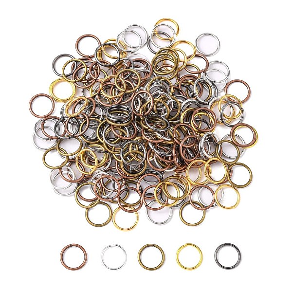 PandaHall Open Jump Rings Brass Jump Rings, Mixed Color, 10x1mm, 18 Gauge, Inner Diameter: 8mm, about 2600pcs/500g Brass
PandaHall Open Jump Rings Brass Jump Rings, Mixed Color, 10x1mm, 18 Gauge, Inner Diameter: 8mm, about 2600pcs/500g Brass