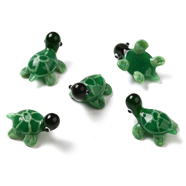 PandaHall Handmade Lampwork Home Decorations, 3D Turtle Ornaments for Gift, Green, 26~28x19~20x18~20mm Lampwork Turtle Green
PandaHall Handmade Lampwork Home Decorations, 3D Turtle Ornaments for Gift, Green, 26~28x19~20x18~20mm Lampwork Turtle Green