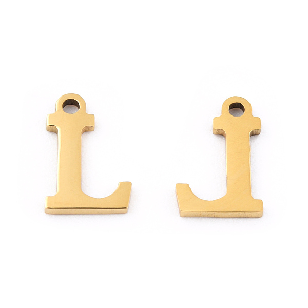 PandaHall 201 Stainless Steel Charms, Alphabet, Letter.L, 8.5x6x1mm, Hole: 1mm 201 Stainless Steel Letter L
PandaHall 201 Stainless Steel Charms, Alphabet, Letter.L, 8.5x6x1mm, Hole: 1mm 201 Stainless Steel Letter L