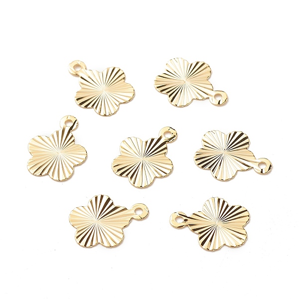 PandaHall Brass Charms, Long-Lasting Plated, Cadmium Free & Lead Free, Flower, Real 24K Gold Plated, 12.5x10x0.1mm, Hole: 1.2mm Brass Flower
PandaHall Brass Charms, Long-Lasting Plated, Cadmium Free & Lead Free, Flower, Real 24K Gold Plated, 12.5x10x0.1mm, Hole: 1.2mm Brass Flower