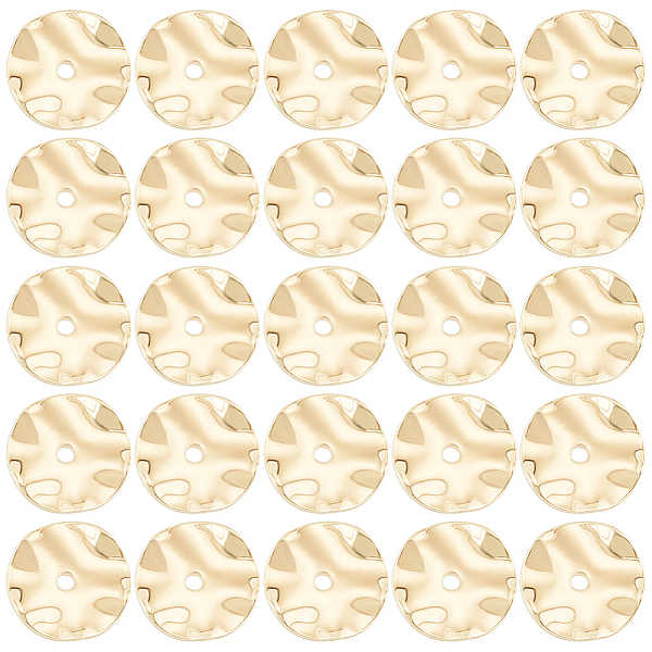 PandaHall CREATCABIN 60Pcs 18K Gold Plated Brass Spacer Beads Flat Round Beads Wavy Disc Beads Textured Ripple Beads Twist Metal Spacers...
PandaHall CREATCABIN 60Pcs 18K Gold Plated Brass Spacer Beads Flat Round Beads Wavy Disc Beads Textured Ripple Beads Twist Metal Spacers...