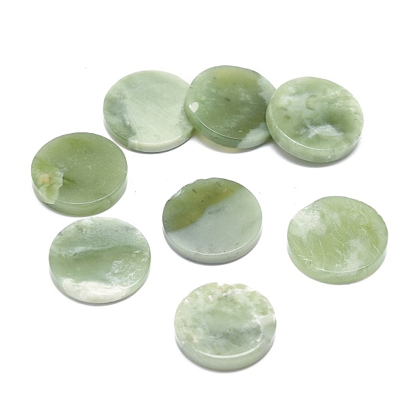 PandaHall Natural New Jade Beads, No Hole/Undrilled, Flat Round, 24~25x4~5mm New Jade Flat Round
PandaHall Natural New Jade Beads, No Hole/Undrilled, Flat Round, 24~25x4~5mm New Jade Flat Round