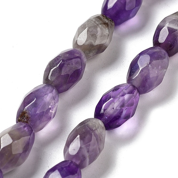 PandaHall Natural Amethyst Beads Strands, Faceted Rice, 12.5x8mm, Hole: 1.2mm, about 16pcs/strand, 7.68''(19.5cm) Amethyst Rice
PandaHall Natural Amethyst Beads Strands, Faceted Rice, 12.5x8mm, Hole: 1.2mm, about 16pcs/strand, 7.68''(19.5cm) Amethyst Rice