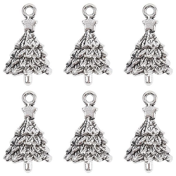 PandaHall SUNNYCLUE 60Pcs Tibetan Style Alloy Pendants, Lead Free & Cadmium Free, Christmas Tree, for Christmas, Antique Silver, 18x12x12mm...
PandaHall SUNNYCLUE 60Pcs Tibetan Style Alloy Pendants, Lead Free & Cadmium Free, Christmas Tree, for Christmas, Antique Silver, 18x12x12mm...