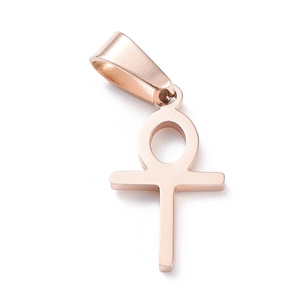 PandaHall Easter Ion Plating(IP) 304 Stainless Steel Pendants, Laser Cut, Ankh Cross, Rose Gold, 20x11x1.5mm, Hole: 3.5x7mm 304 Stainless...
PandaHall Easter Ion Plating(IP) 304 Stainless Steel Pendants, Laser Cut, Ankh Cross, Rose Gold, 20x11x1.5mm, Hole: 3.5x7mm 304 Stainless...