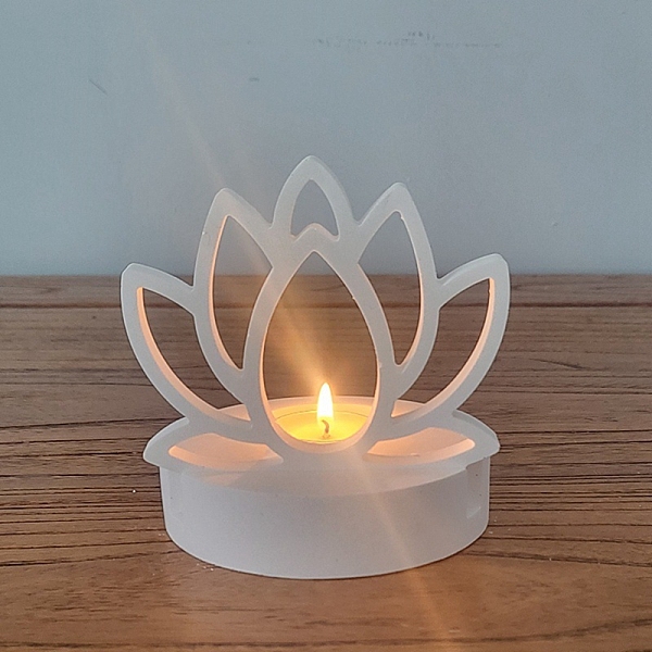 PandaHall Lotus DIY Silicone Candle Holders, for Flower Scented Candle Making, White, 9.9~10.5x10.2~10.5x0.9~2.6cm, Inner Diameter...
PandaHall Lotus DIY Silicone Candle Holders, for Flower Scented Candle Making, White, 9.9~10.5x10.2~10.5x0.9~2.6cm, Inner Diameter...