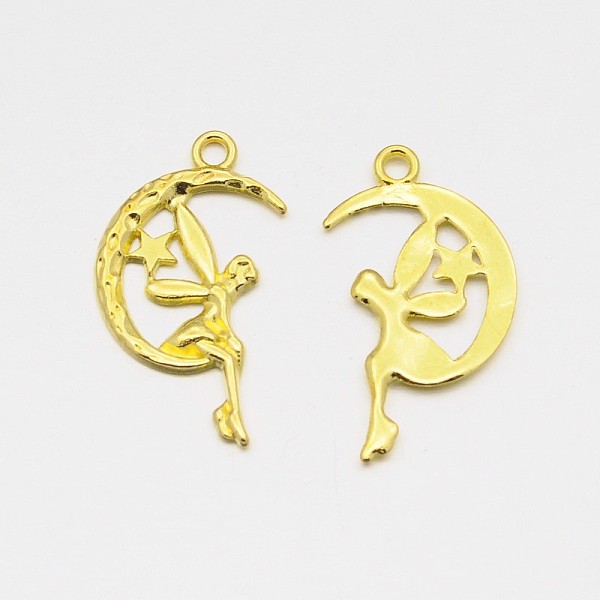 PandaHall Zinc Alloy Fairy Sprite Charms, Characters Pendants in Fairy Tales, Halloween, Cadmium Free & Nickel Free & Lead Free, Golden...
PandaHall Zinc Alloy Fairy Sprite Charms, Characters Pendants in Fairy Tales, Halloween, Cadmium Free & Nickel Free & Lead Free, Golden...