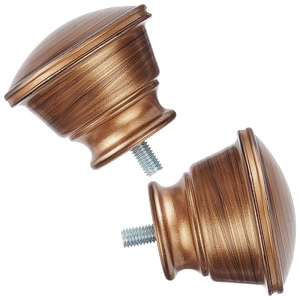 PandaHall Gorgecraft Plastic Round Curtain Rod Finials, Camel, 44x42mm, pin: 5mm, 2pcs/set Plastic Brown
PandaHall Gorgecraft Plastic Round Curtain Rod Finials, Camel, 44x42mm, pin: 5mm, 2pcs/set Plastic Brown