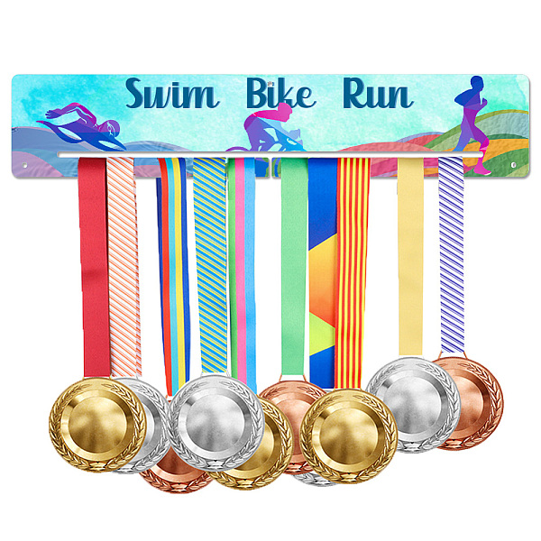 PandaHall Acrylic Medal Holder, Medals Display Hanger Rack, Medal Holder Frame, Rectangle, Triathlon Pattern, 70x390x5mm Acrylic Sports..., Purple
PandaHall Acrylic Medal Holder, Medals Display Hanger Rack, Medal Holder Frame, Rectangle, Triathlon Pattern, 70x390x5mm Acrylic Sports..., Purple