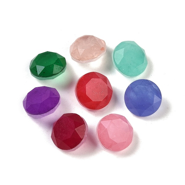 PandaHall Glass Rhinestone Cabochons, Glass Surface with Natural Quartz Bottom, Pointed Back, Faceted, Flat Round, Mixed Color, 10x11mm..., Multicolor
PandaHall Glass Rhinestone Cabochons, Glass Surface with Natural Quartz Bottom, Pointed Back, Faceted, Flat Round, Mixed Color, 10x11mm..., Multicolor