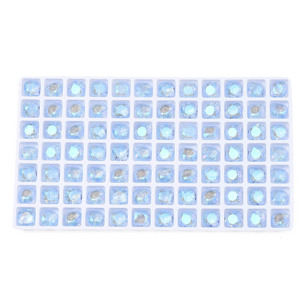 PandaHall Glass Rhinestone Cabochons, Nail Art Decoration Accessories, Faceted, Square, Cornflower Blue, 8x8x4.5mm Glass Square
PandaHall Glass Rhinestone Cabochons, Nail Art Decoration Accessories, Faceted, Square, Cornflower Blue, 8x8x4.5mm Glass Square