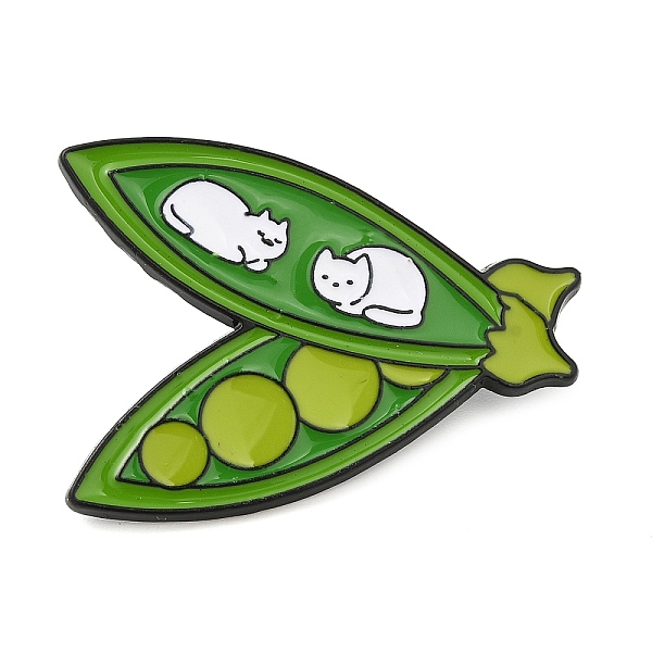 PandaHall Pea Pod & Cat Enamel Pin, Electrophoresis Black Plated Alloy Badge for Backpack Clothes, Green, 26x35x1.5mm Alloy+Enamel...
PandaHall Pea Pod & Cat Enamel Pin, Electrophoresis Black Plated Alloy Badge for Backpack Clothes, Green, 26x35x1.5mm Alloy+Enamel...