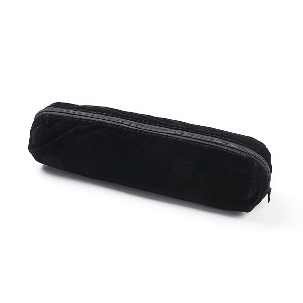 PandaHall Velvet Zipper Bags, Bracelet Jewelry Bags, Black, 30x7.8cm Velvet Black
PandaHall Velvet Zipper Bags, Bracelet Jewelry Bags, Black, 30x7.8cm Velvet Black