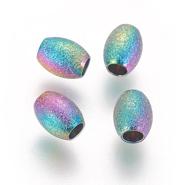 PandaHall Ion Plating(IP) 304 Stainless Steel Beads, Oval, Rainbow Color, 5x4mm, Hole: 1.9mm 304 Stainless Steel Oval
PandaHall Ion Plating(IP) 304 Stainless Steel Beads, Oval, Rainbow Color, 5x4mm, Hole: 1.9mm 304 Stainless Steel Oval