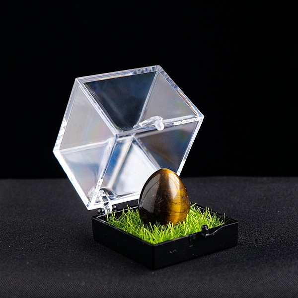 PandaHall Natural Tiger Eye Healing Egg Mineral Specimen Box, Reiki Raw Stone for Energy Balancing Meditation Therapy, 20x17mm Tiger Eye Egg
PandaHall Natural Tiger Eye Healing Egg Mineral Specimen Box, Reiki Raw Stone for Energy Balancing Meditation Therapy, 20x17mm Tiger Eye Egg