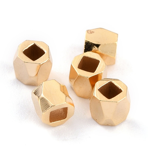 PandaHall Brass Spacer Beads, Long-Lasting Plated, Faceted Column, Real 24K Gold Plated, 3x3~3.5mm, Hole: 1.4mm Brass Column
PandaHall Brass Spacer Beads, Long-Lasting Plated, Faceted Column, Real 24K Gold Plated, 3x3~3.5mm, Hole: 1.4mm Brass Column