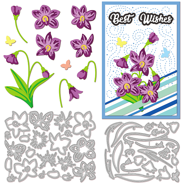 PandaHall 2Pcs 2 Styles Dendrobium Carbon Steel Cutting Dies Stencils, for DIY Scrapbooking, Photo Album, Decorative Embossing Paper Card...
PandaHall 2Pcs 2 Styles Dendrobium Carbon Steel Cutting Dies Stencils, for DIY Scrapbooking, Photo Album, Decorative Embossing Paper Card...