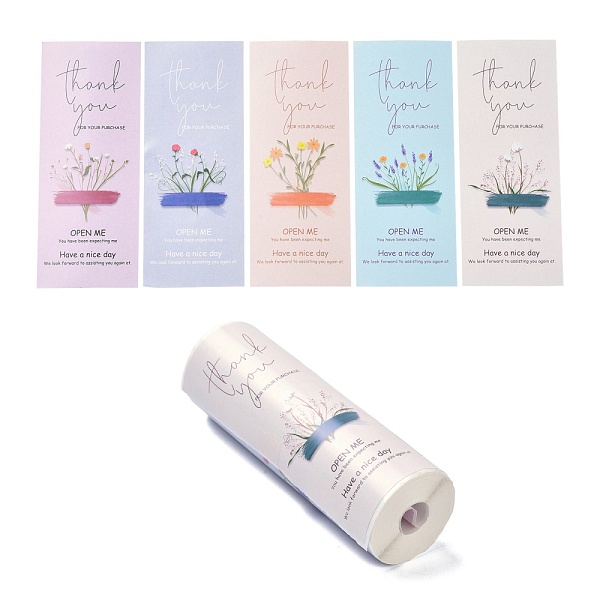 PandaHall Thank You for Your Purchase Label Stickers Rolls, Rectangular Stickers for Small Business, Flower Pattern, 10.5x3.4cm Paper...
PandaHall Thank You for Your Purchase Label Stickers Rolls, Rectangular Stickers for Small Business, Flower Pattern, 10.5x3.4cm Paper...