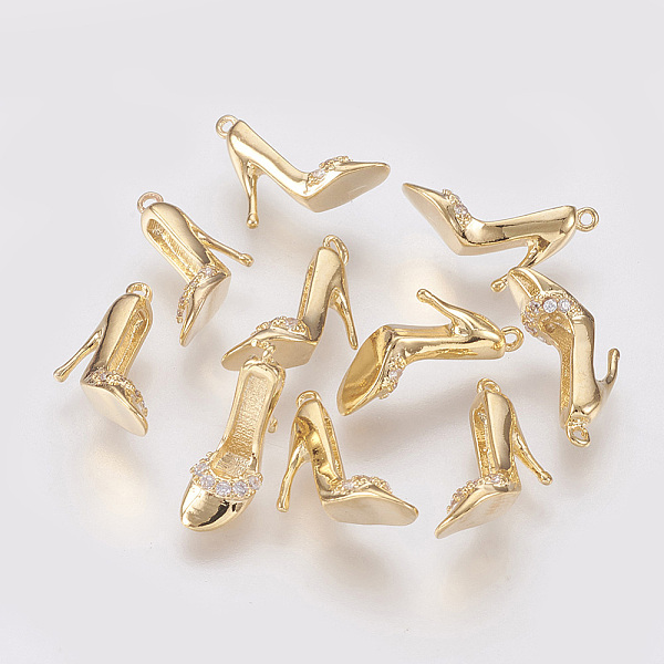 PandaHall Brass Rhinestone Stilettos Pendants, Nickel Free, Real 18K Gold Plated, High-Heeled Shoes, 10x4.5x9mm, Hole: 1mm Brass+Rhinestone...
PandaHall Brass Rhinestone Stilettos Pendants, Nickel Free, Real 18K Gold Plated, High-Heeled Shoes, 10x4.5x9mm, Hole: 1mm Brass+Rhinestone...