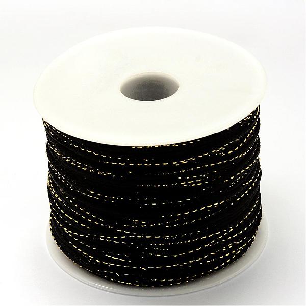 PandaHall Metallic Stain Beads String Cords, Nylon Mouse Tail Cord, Black, 1.5mm, about 100yards/roll(300 feet/roll) Nylon+Metallic Cord...
PandaHall Metallic Stain Beads String Cords, Nylon Mouse Tail Cord, Black, 1.5mm, about 100yards/roll(300 feet/roll) Nylon+Metallic Cord...