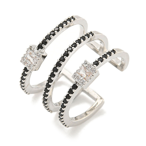 PandaHall Rectangle Rack Plating Brass Micro Pave Cubic Zirconia Wide Cuff Rings for Women, Cadmium Free & Lead Free, Long-Lasting Plated...
PandaHall Rectangle Rack Plating Brass Micro Pave Cubic Zirconia Wide Cuff Rings for Women, Cadmium Free & Lead Free, Long-Lasting Plated...