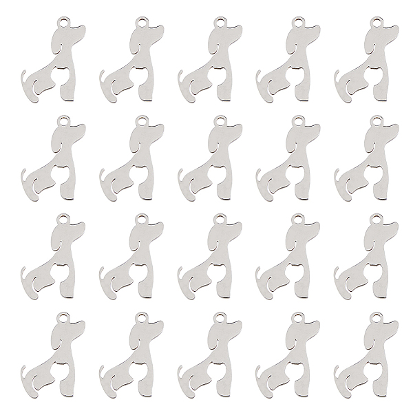 PandaHall DICOSMETIC 40Pcs 201 Stainless Steel Pendants, Silhouette Charms, Dog, Stainless Steel Color, 18x17x1mm, Hole: 1.6mm 201 Stainless...
PandaHall DICOSMETIC 40Pcs 201 Stainless Steel Pendants, Silhouette Charms, Dog, Stainless Steel Color, 18x17x1mm, Hole: 1.6mm 201 Stainless...