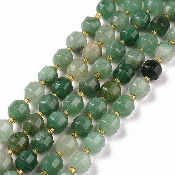 PandaHall Natural Green Aventurine Beads Strands, with Seed Beads, Faceted Bicone Barrel Drum, 9.5x8.5mm, Hole: 1.2mm, about 31pcs/strand...
PandaHall Natural Green Aventurine Beads Strands, with Seed Beads, Faceted Bicone Barrel Drum, 9.5x8.5mm, Hole: 1.2mm, about 31pcs/strand...